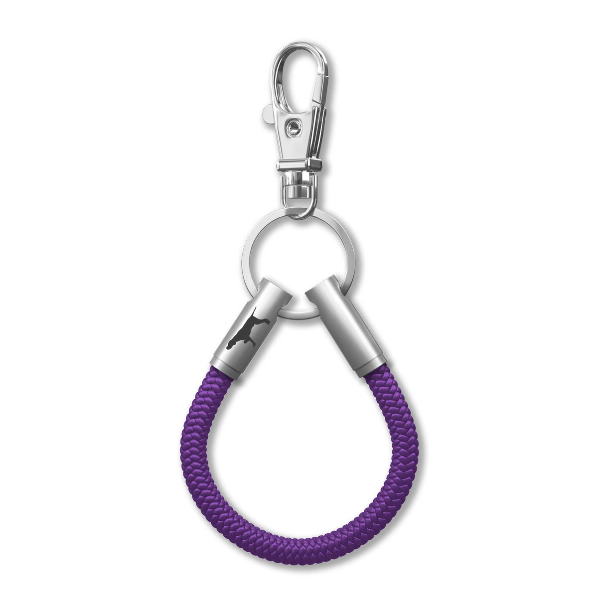 The Pointer Club Solid Purple Cord NOTCH Loop with stainless steel ends