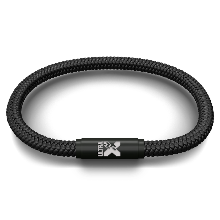 Ultra X Solid Black Cord NOTCH Bracelet