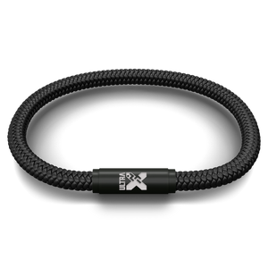 Ultra X Solid Black Cord NOTCH Bracelet