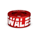 Wales Women's Football Notch & Green Wales Bracelet