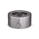 Wheelchair Stick Person NOTCH Charm