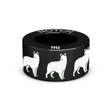 White Swiss Shepherd Dog NOTCH Charm