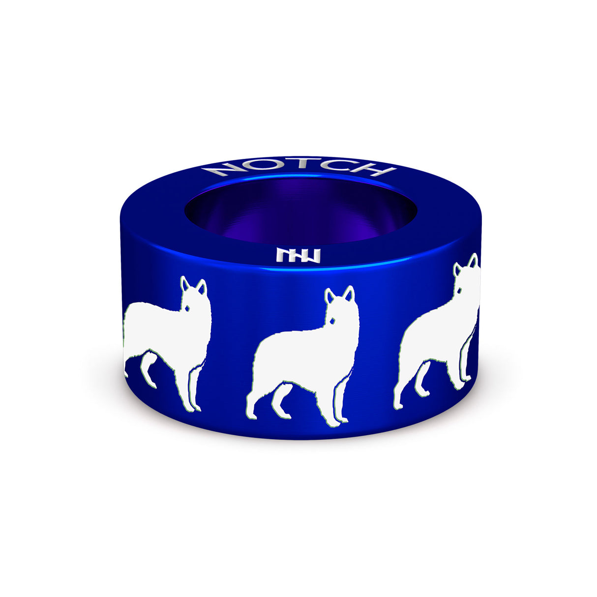 White Swiss Shepherd Dog NOTCH Charm