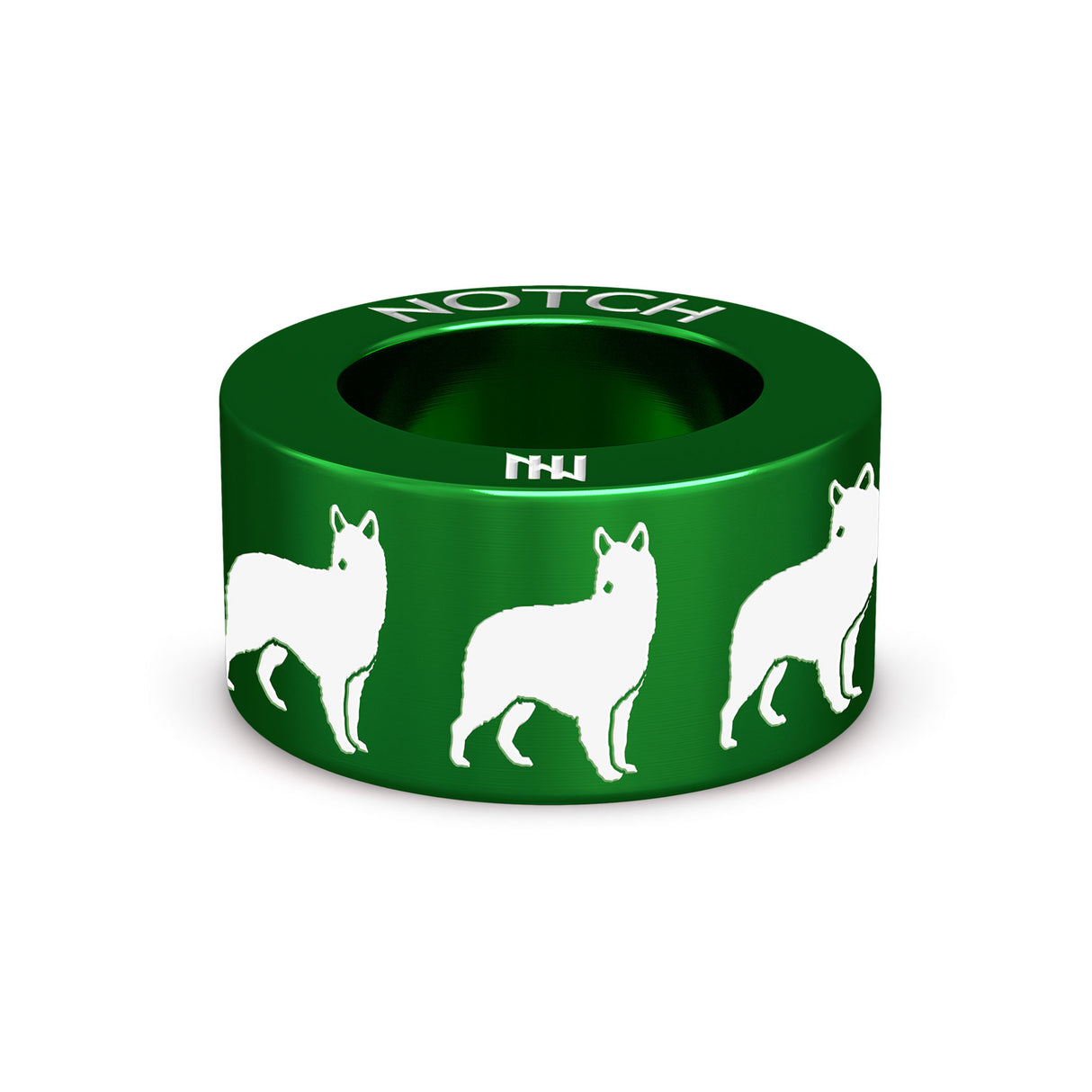 White Swiss Shepherd Dog NOTCH Charm