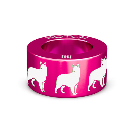 White Swiss Shepherd Dog NOTCH Charm