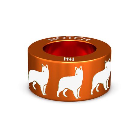 White Swiss Shepherd Dog NOTCH Charm