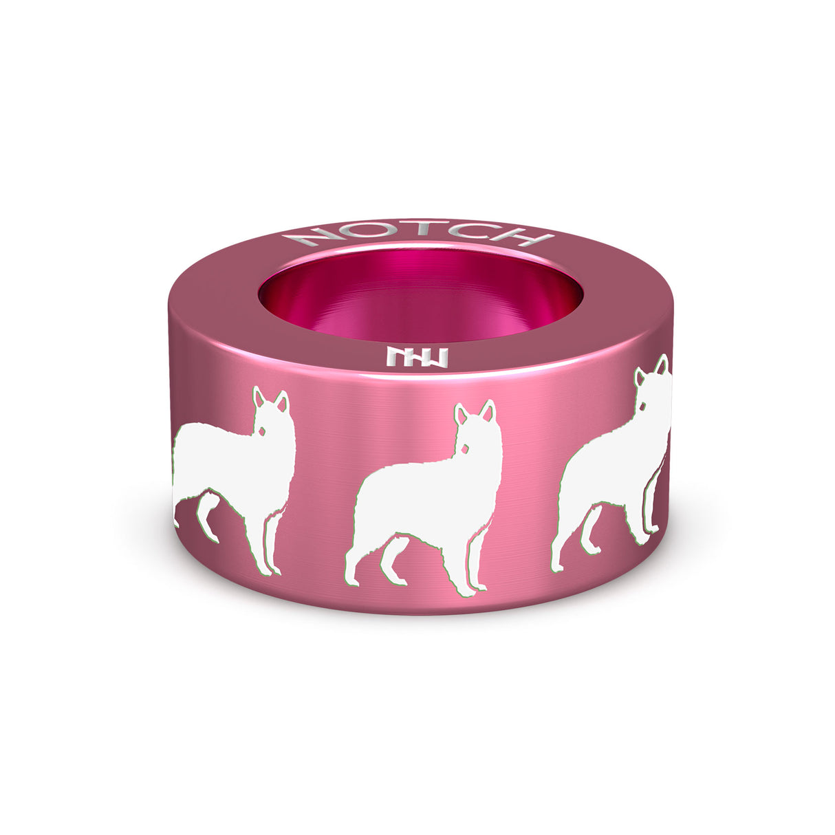 White Swiss Shepherd Dog NOTCH Charm