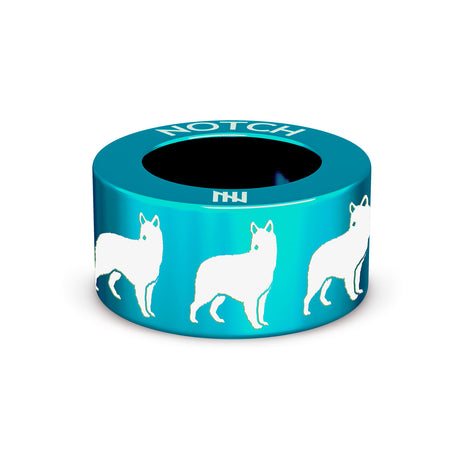 White Swiss Shepherd Dog NOTCH Charm