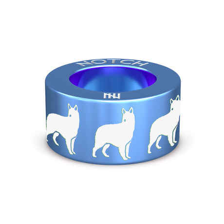 White Swiss Shepherd Dog NOTCH Charm