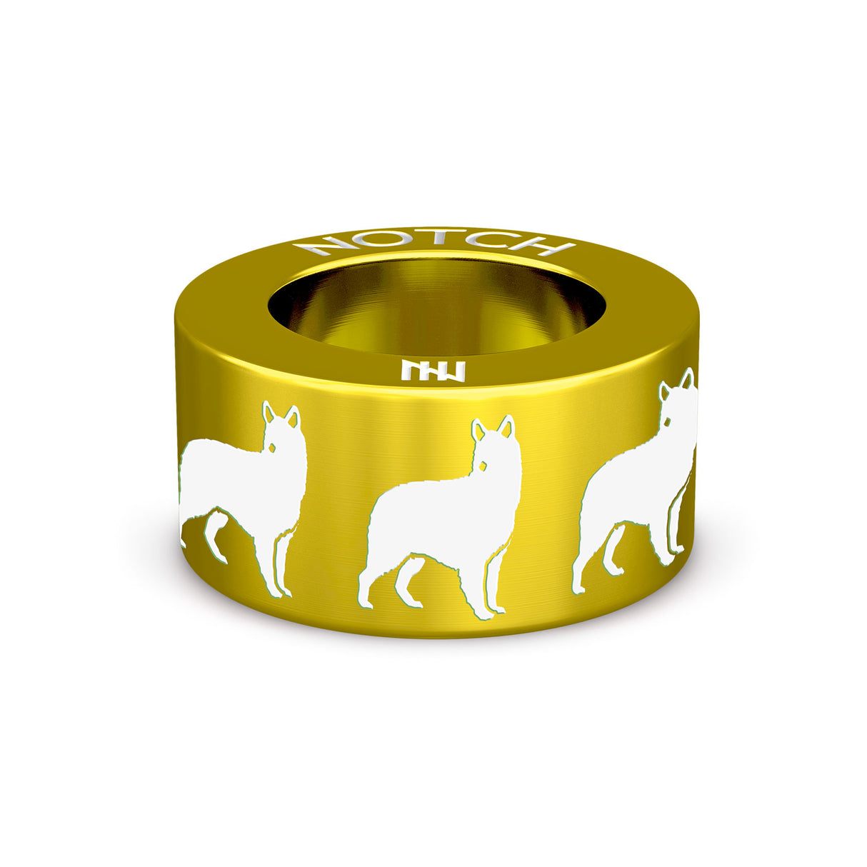 White Swiss Shepherd Dog NOTCH Charm