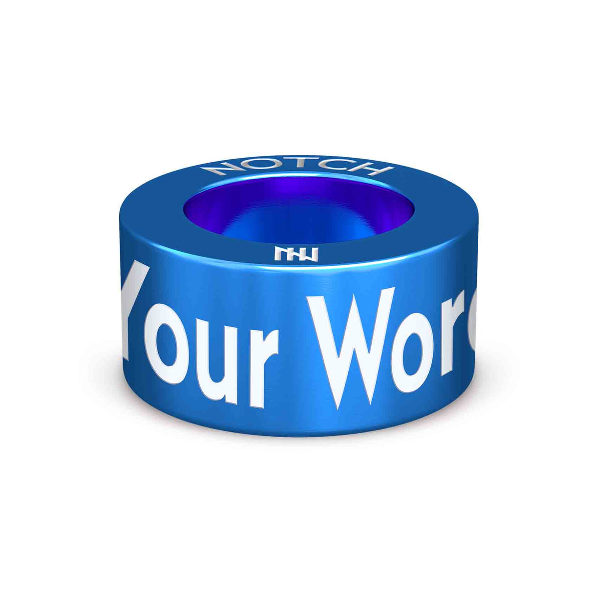 Dazzler Blue Personalised NOTCH Charm