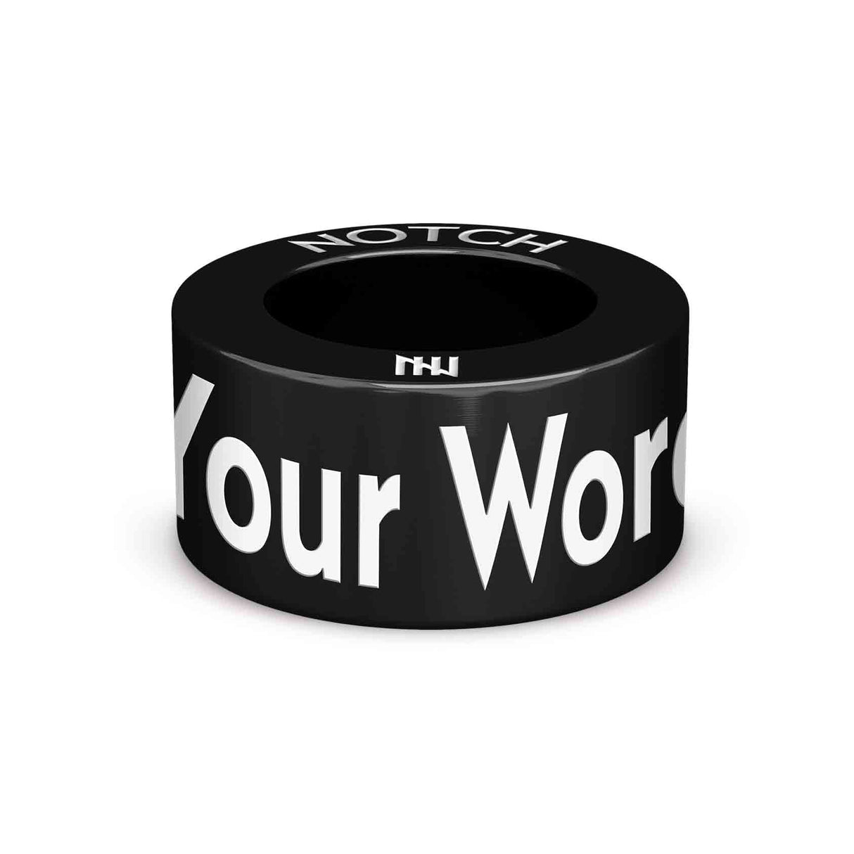 Bob-On Black Personalised NOTCH Charm