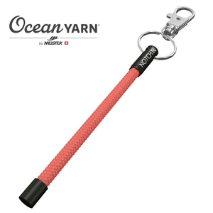 Sustainable OceanYarn NOTCH Tale - Coral with black aluminium ends