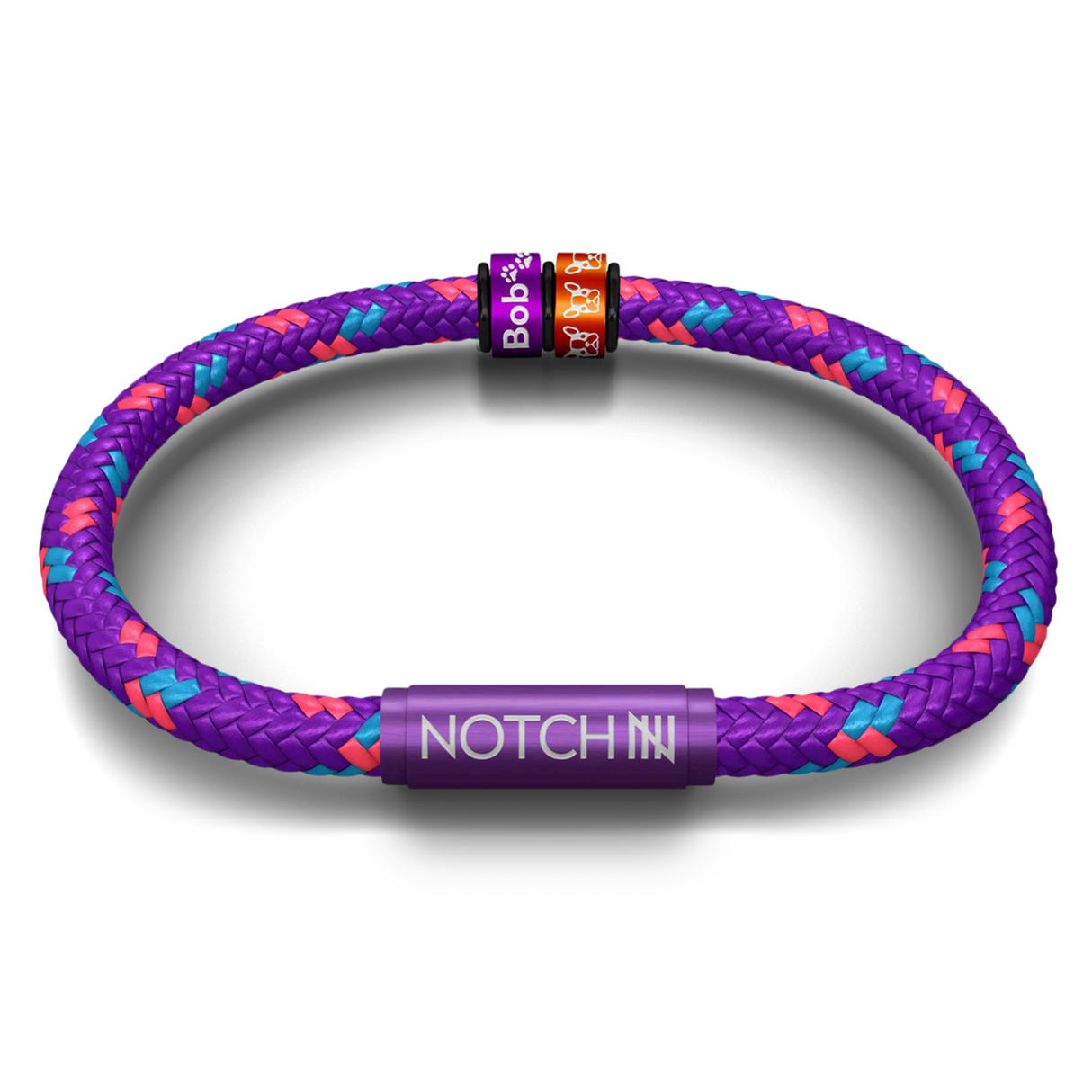 DOG BRACELET PLUS TWO NOTCH CHARMS