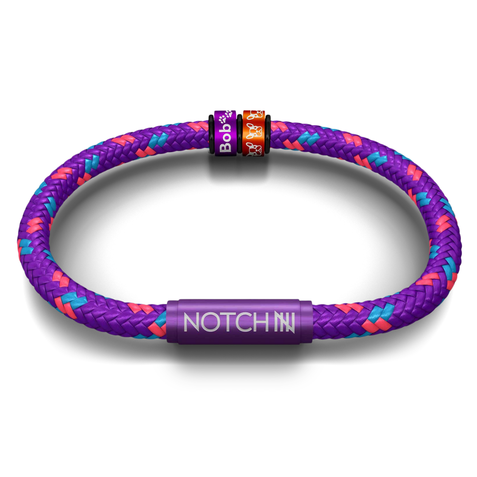 DOG BRACELET PLUS TWO NOTCH CHARMS