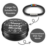 Large Happy Holidays Tin - Personalised