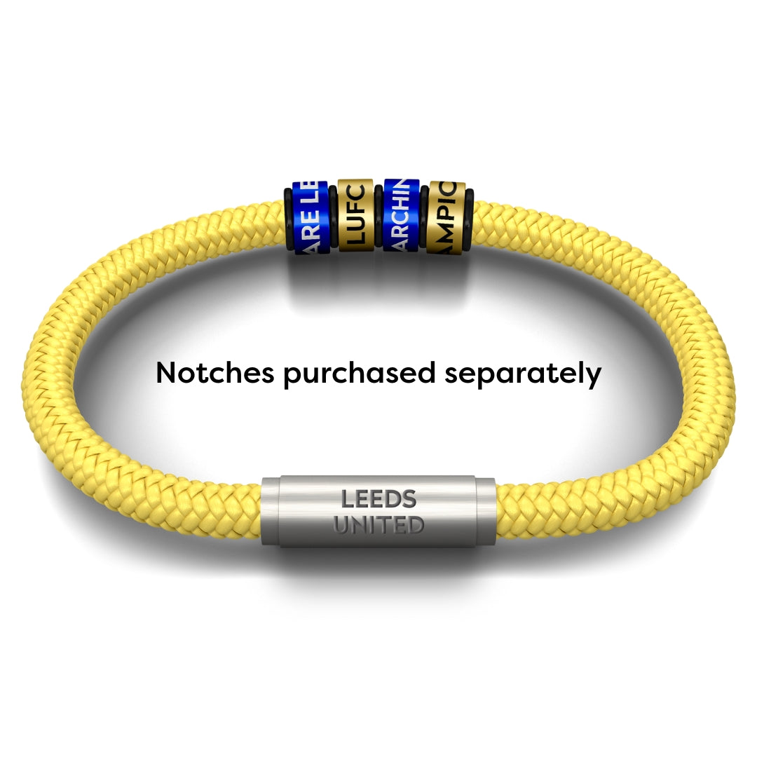 Leeds United NOTCH Bracelet (Yellow)