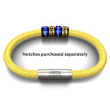 Leeds United NOTCH Bracelet (Yellow)