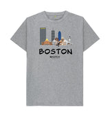 Athletic Grey Men's 26.2 Black text Men's T-Shirt