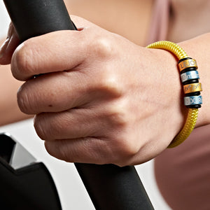 Limited Edition Sliver Yellow Cord NOTCH Bracelet