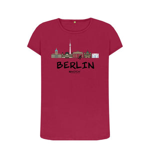 Cherry Berlin 25.2 Black Text Women's T-Shirt