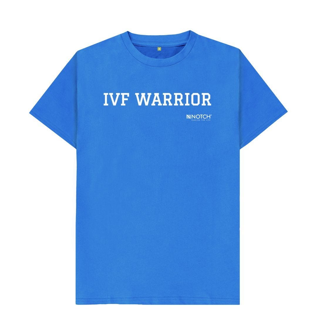 Bright Blue Men's IVF Warrior T-Shirt