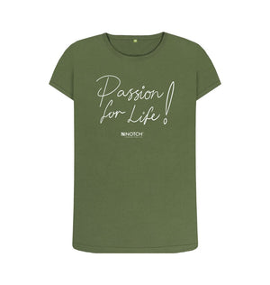 Khaki Women's Passion For Life T-Shirt