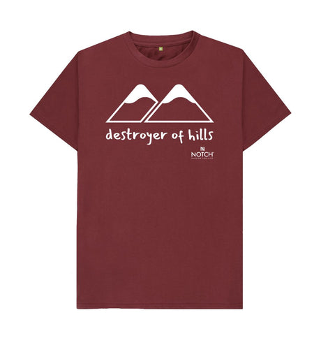 Red Wine Men's Destroyer of Hills T-Shirt
