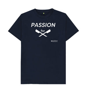 Navy Blue Men's Passion For Rowing T-Shirt