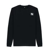 Black Men's Notch Gate Sweater