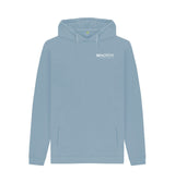 Stone Blue Men's Small Logo Notch Hoodie