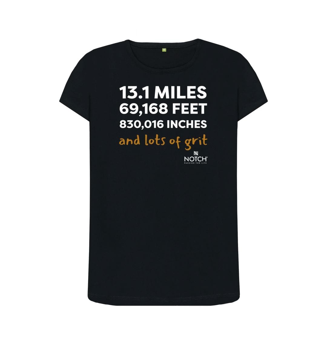 Black Women's Half Marathon Grit T-Shirt