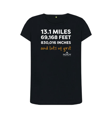 Black Women's Half Marathon Grit T-Shirt