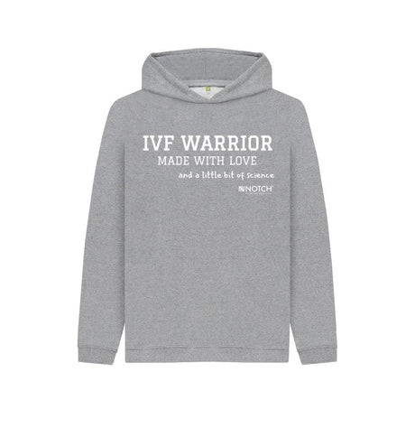 Athletic Grey Kid's IVF Warrior Hoodie