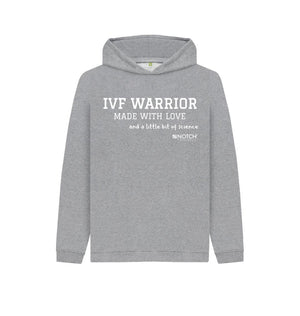 Athletic Grey Kid's IVF Warrior Hoodie