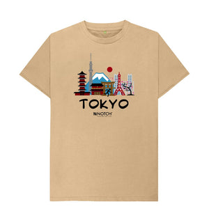Sand Tokyo 26.2 Black Text Men's T-Shirt