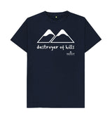 Navy Blue Men's Destroyer of Hills T-Shirt