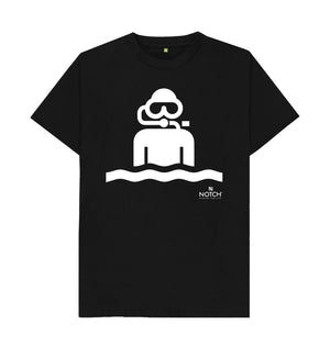 Black Men's Diver T-Shirt