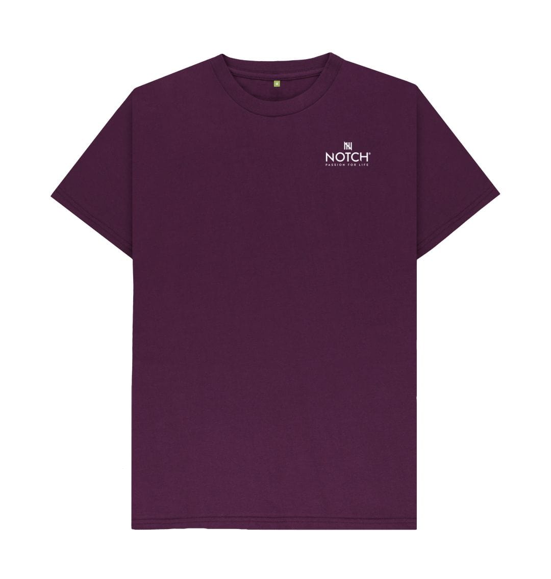 Purple Men's Small Notch Logo T-Shirt