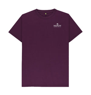 Purple Men's Small Notch Logo T-Shirt