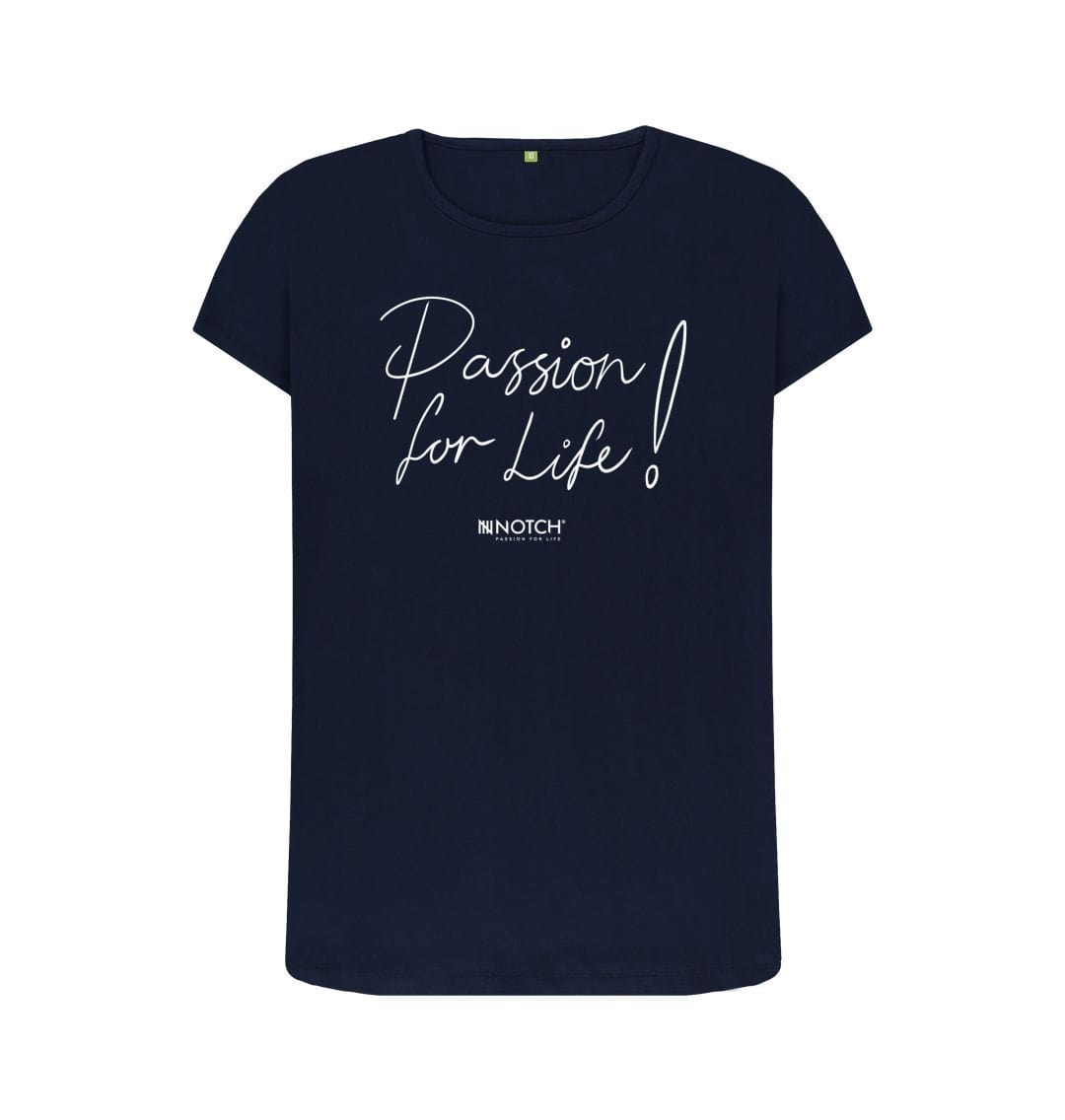 Navy Blue Women's Passion For Life T-Shirt