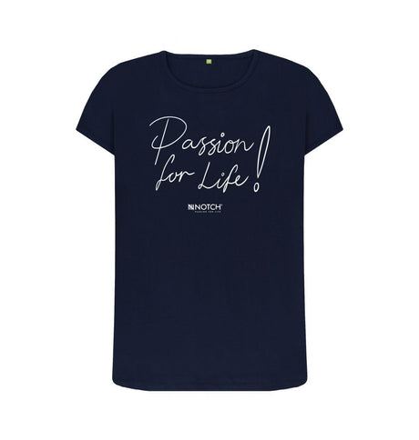 Navy Blue Women's Passion For Life T-Shirt