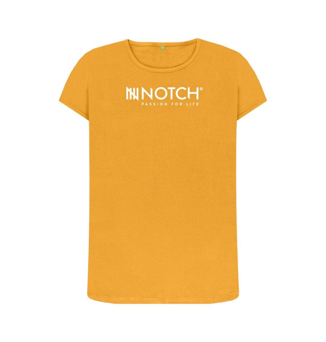 Mustard Women's Notch Logo T-Shirt