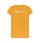 Mustard Women's Notch Logo T-Shirt
