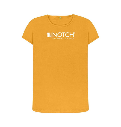 Mustard Women's Notch Logo T-Shirt
