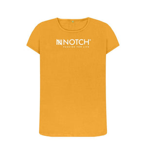 Mustard Women's Notch Logo T-Shirt