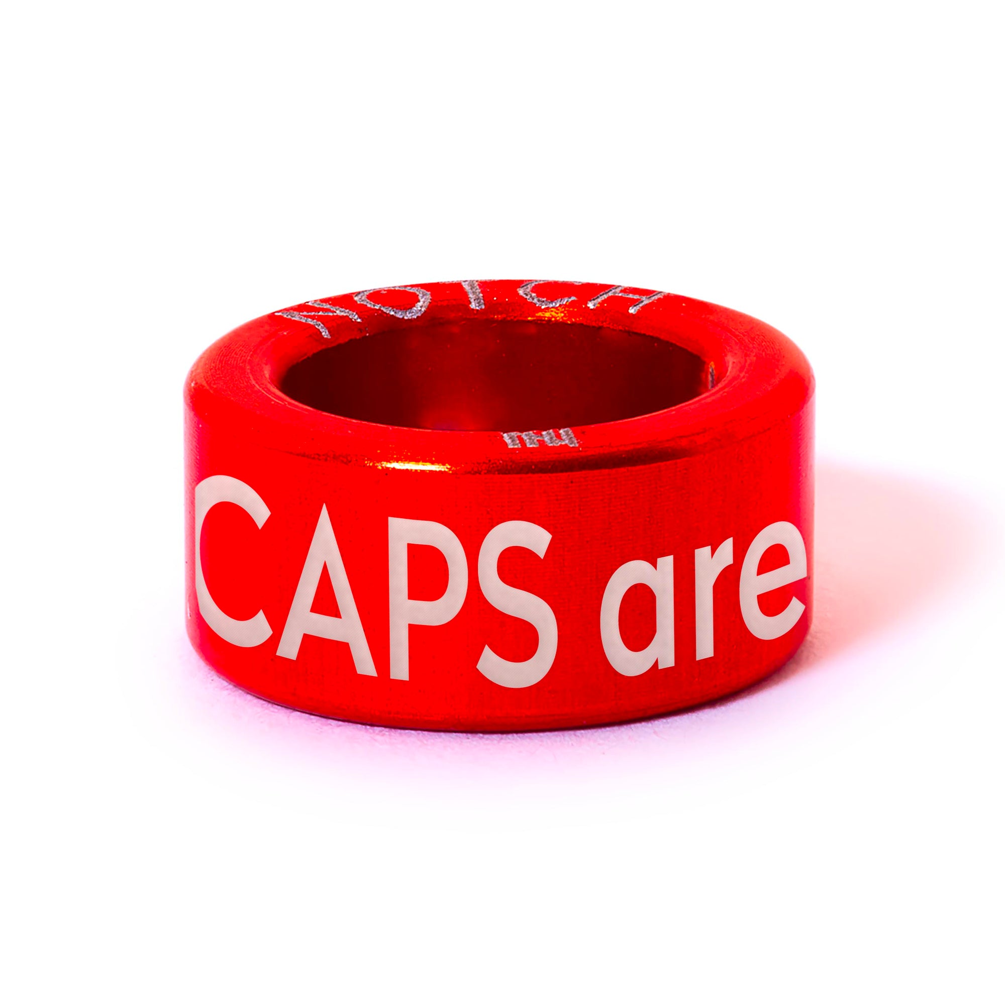 CAPS are essential Notch Charm