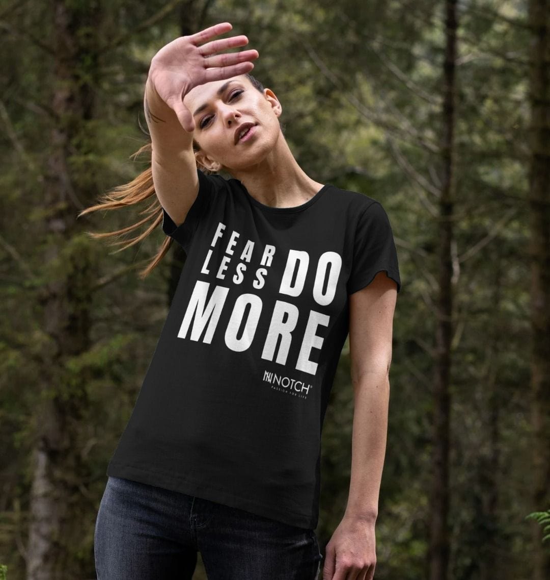 Women's Fear Less Do More Notch T-Shirt