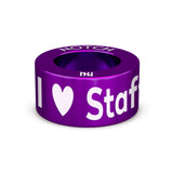 I (HEART) STAFFIES NOTCH Charm