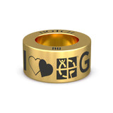 I (heart) GEOCACHING NOTCH Charm